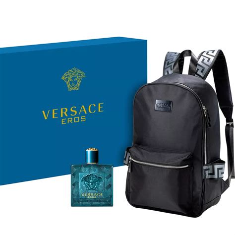 perfume gift set versace|versace gift set with backpack.